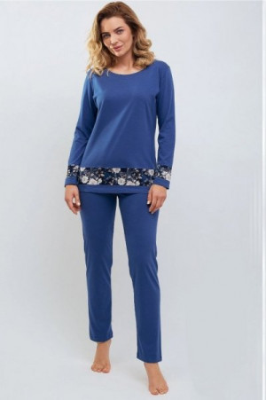 Cana 534 Dámské pyžamo XL indygo/tmavě modrá