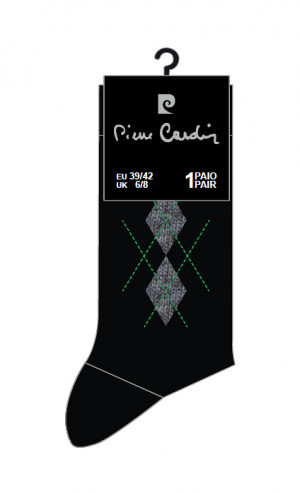 Pánské ponožky Pierre Cardin SX-2004 Man Socks antracit 39-42