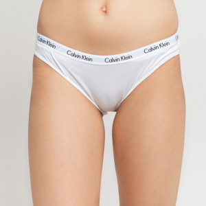 Kalhotky 3pcs QD3588E-YS7 černobílomodrá - Calvin Klein černo-bílo-modrá