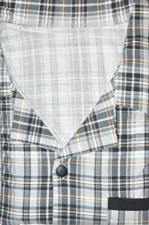 Pánské rozepínané pyžamo Cornette 114/41 dł/r 3XL-5XL šedá 4XL