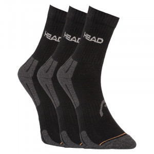 3PACK ponožky HEAD černé (741019001 200) 39-42