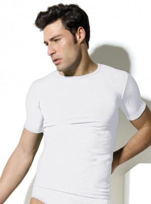 Pánské triko bezešvé T-shirt girocollo mezza manica Intimidea