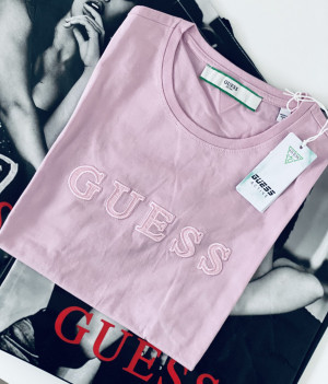 Dámské tričko O1GA05K8HM0 - G4Q4 růžová - Guess růžová