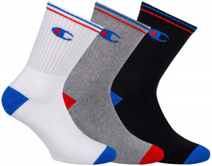 3PACK ponožky Champion vícebarevné (Y0829) 39-42