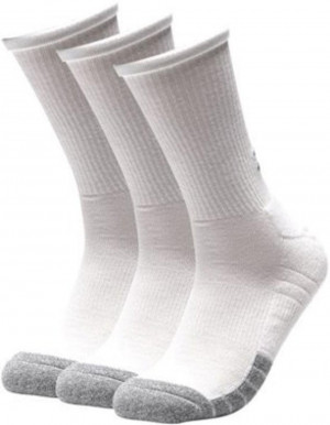 3PACK ponožky Under Armour bílé (1346751 100)