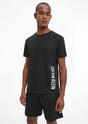 Pánské tričko Calvin Klein KM0KM00604 L Černá