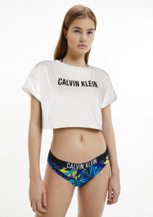 Dámské tričko Calvin Klein KW0KW01346 M Bílá