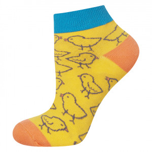 Pánské ponožky SOXO GOOD STUFF - Kuřátka žlutá 40–45