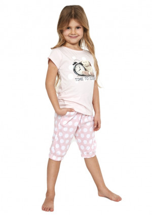 Dětské pyžamo Cornette 571/89 110/116 Starorůžová1
