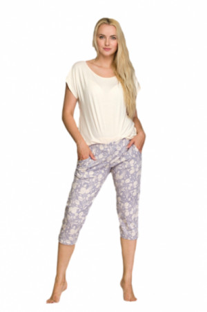 Key LNS 947 2 A21 Pánské pyžamo S broskvová-fialová