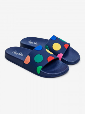 Pool Slider Do Pantofle Happy Socks Modrá