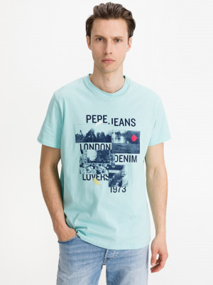 Miles Triko Pepe Jeans Modrá