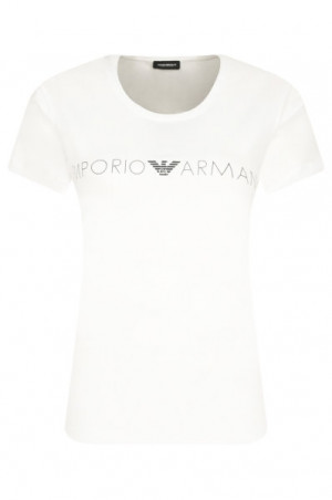 Dámské tričko 163139 1P227 00010 - Emporio Armani bílá