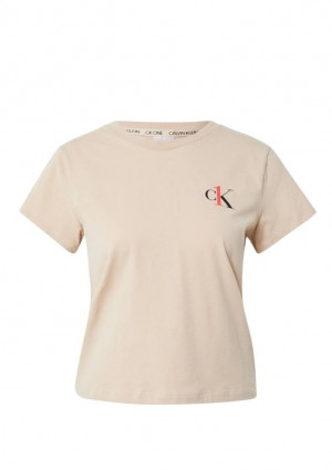 Dámké tričko Calvin Klein QS6356 M Tělová