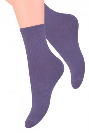 Dámské ponožky 037 purple - Steven fialová 35/37