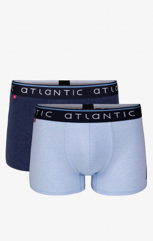 Pánské boxerky Atlantic 2MH-1185 A'2 námořnická modrá