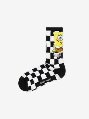 SpongeBob Ponožky Vans Černá