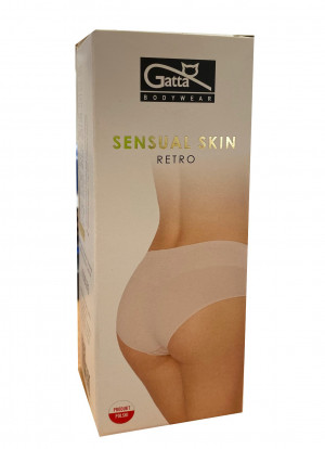 Dámské kalhotky Gatta 41663 Retro Sensual Skin Černá