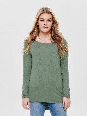Zelený lehký basic svetr ONLY Mila