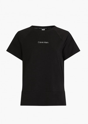 Dámské tričko Calvin Klein QS6701 L Černá