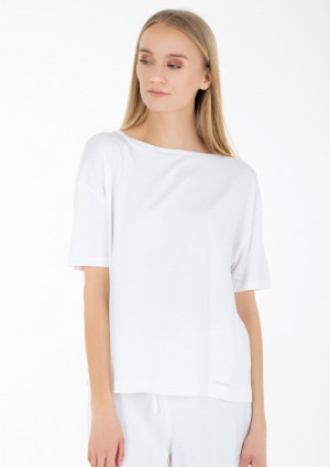 Dámské tričko Calvin Klein QS6408 L Bílá