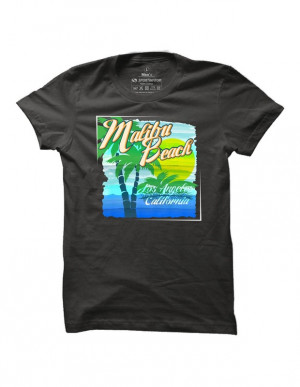Surfové tričko Malibu Beach pro muže