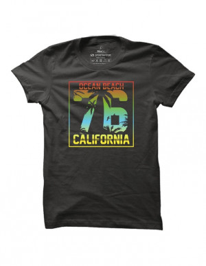 Surfové tričko Ocean Beach California pro muže