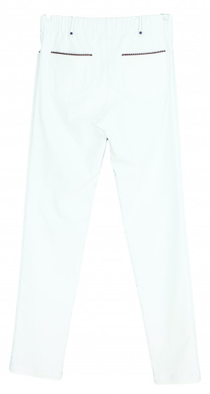 Dámské kalhoty v pase na gumu 038 - Gonera bílá