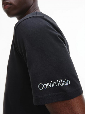 Pánské tričko Lounge NM2192E- UB1 černá - Calvin Klein černá