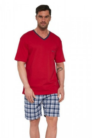 Cornette Tom 329/114 Pánské pyžamo L červená
