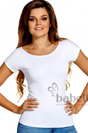 Dámské tričko Kiti plus white - BABELL bílá 3XL