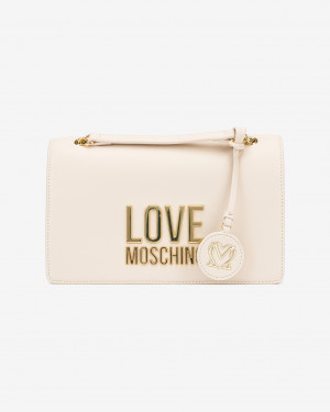 Love Moschino Cross body bag Bílá Béžová