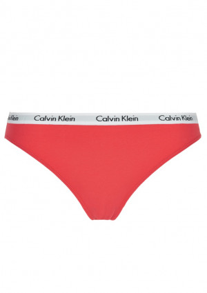Dámské kalhotky Calvin Klein D1618 L Korálová2