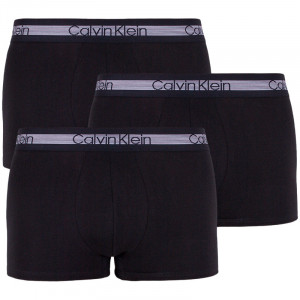 3PACK pánské boxerky Calvin Klein černé (NB1799A-001)