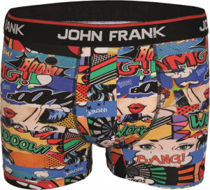 Pánské boxerky John Frank vícebarevné (JFB100)