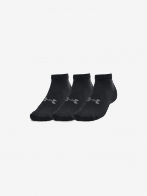 Essential Low Ponožky 3 páry Under Armour Černá