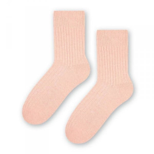 Steven vlněné 093 pudrově růžové Dámské ponožky 35/37 růžová
