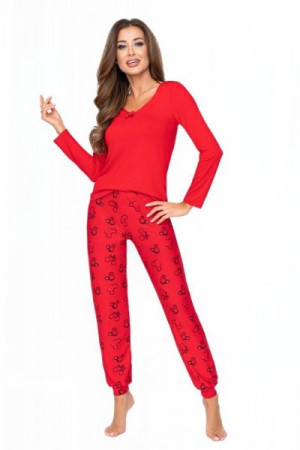 Donna Mika červené Dámské pyžamo XXL červená