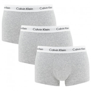 3PACK pánské boxerky Calvin Klein šedé (U2664G-KS0)