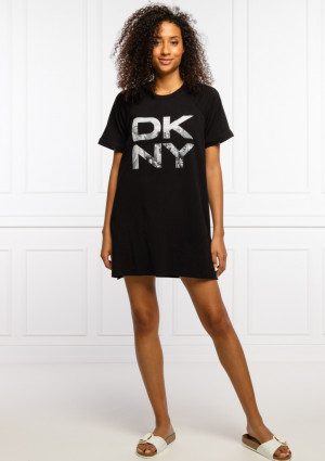 Dámská noční košile DKNY YI2322489 L Černá