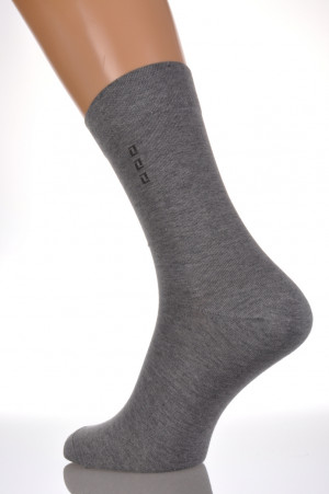 Pánské vzorované ponožky k obleku DERBY C.SZARY 42-44