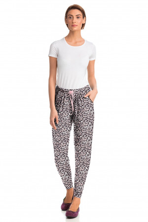 Vamp - Dámské stylové pyžamové kalhoty 15910 - Vamp pink powder s