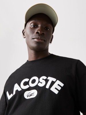 Černé pánské tričko Lacoste