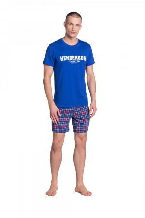 Pánské pyžamo 38874 Lid blue - HENDERSON světle modrá