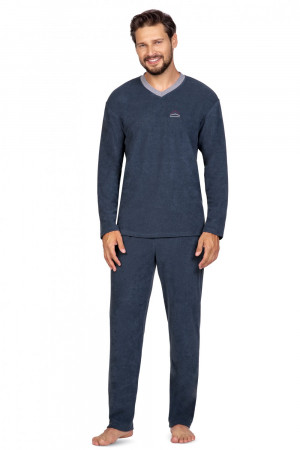 Pánské pyžamo 592  - REGINA světle modrá