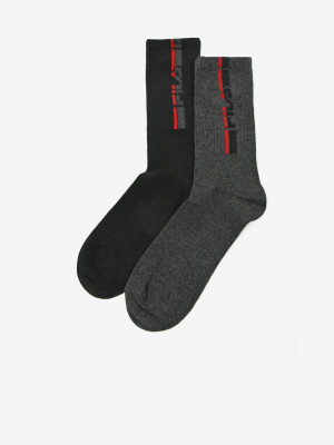 Ponožky 2 páry FILA Černá
