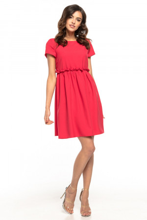 Denní šaty model 127929 Tessita malinově červená 38/M