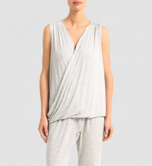 Dámské tričko Release QS5715E - Calvin Klein šedá