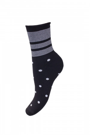 Dámské vzorované ponožky Milena 071 polofroté mix kolor-mix wzór 38-41
