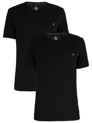 Calvin Klein černý pánský 2 pack triček S/S Crew Neck 2PK